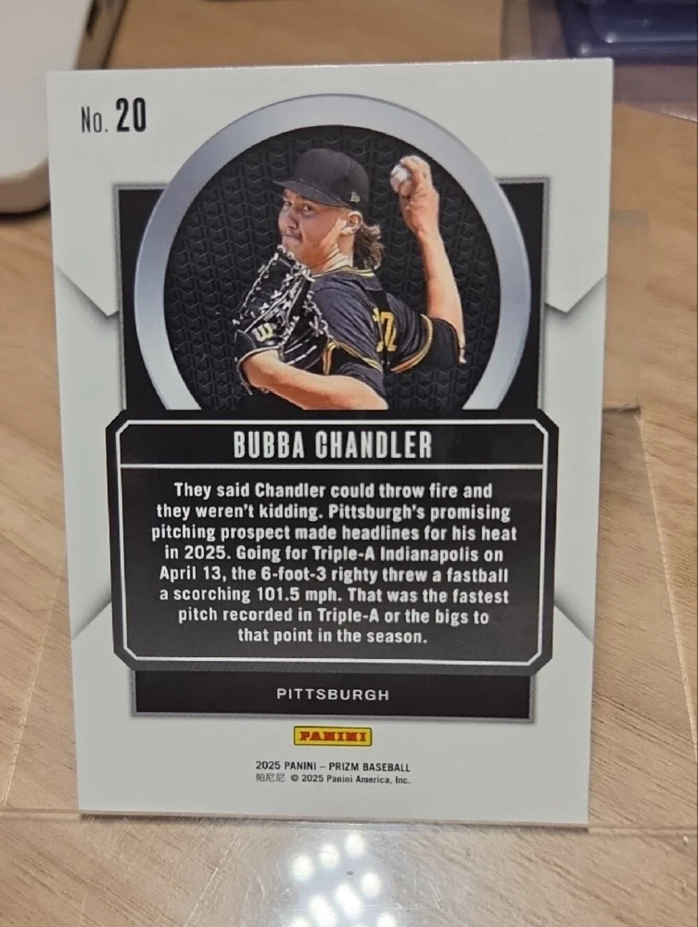 2025 Panini Prizm Talisman Bubba Chandler